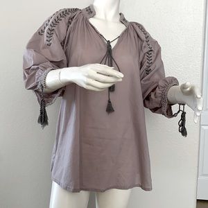 BOHO EMBROIDERED TOP